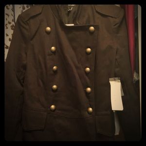 Black military jacket